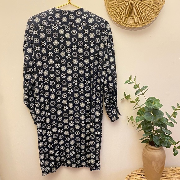 Vintage 1980s April Ray Polka Dot Retro Dress - Picture 6 of 7